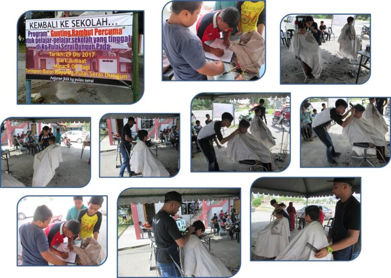 Program Gunting Rambut Percuma 29 Disember 2017